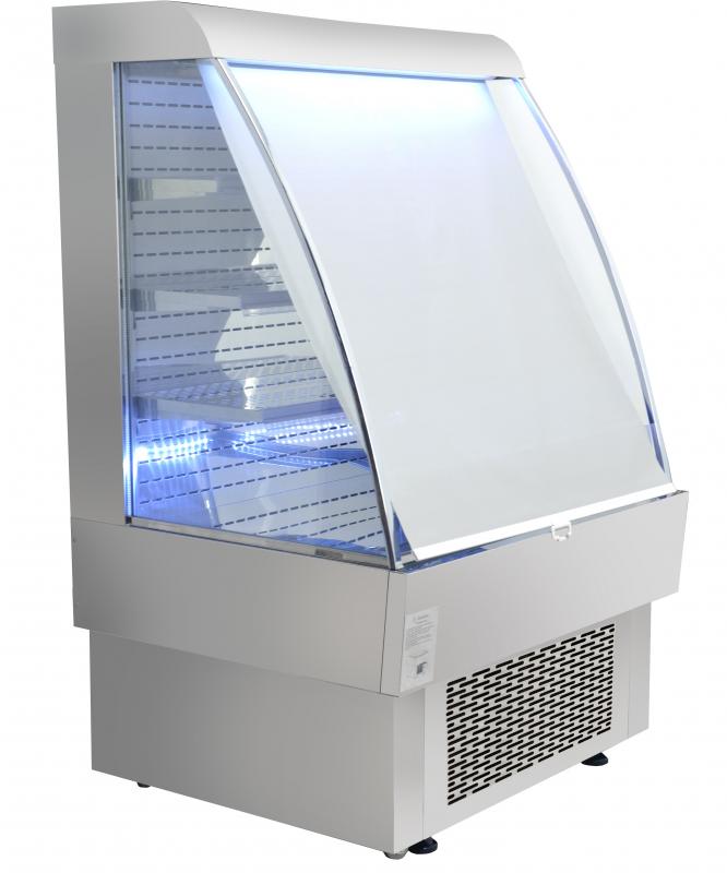 Open Refrigerated Floor Display Showcase with 380 L capacity